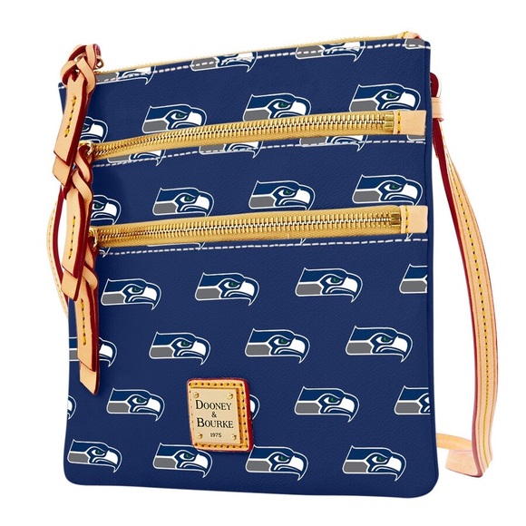 Dooney & Bourke NFL Seahawks Small Zip Crossbody MSRP$268 NWT